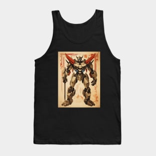 Vintage japanese Mecha robotron Tank Top